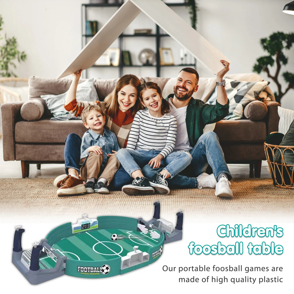 Portable Parent-child Interactive  Mini Table Soccer Sports with 2/4/7 Footballs Soccer Arcade Games Physical Education