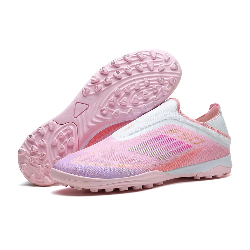 New Men Football Boots Training Soccer Shoes Match Adult Cleats Outdoor Sport Boys Breathable Non Slip Long Spikes Comfortable