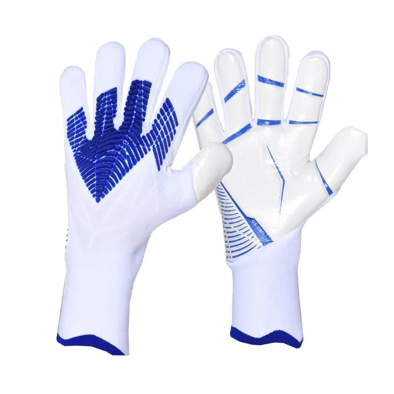Professional Latex Football Gloves Soccer Ball Goalkeeper Gloves Kids Adults Thickened Football Goalie Fingers Protection Gloves