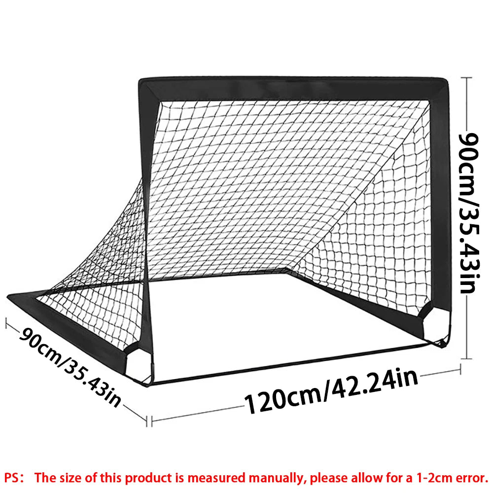 1pcs Football Goal for Garden Football Net Pop Up Goals Set Soccer Goal Net for Backyard Birthday Gift for Soccer Training ﻿