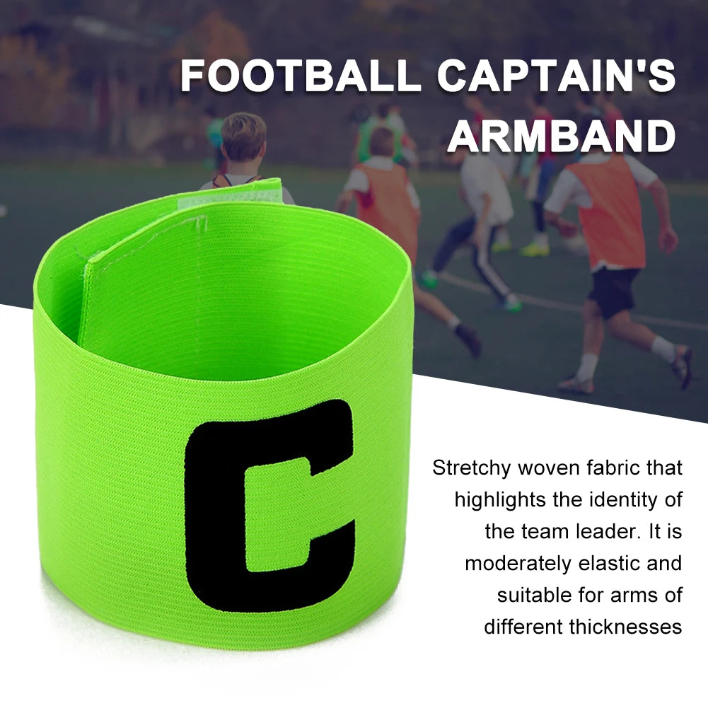 1-10PCS Kid Adults Football Captain Armband Football Training Equipment Soccer Arm Band Team Grouping Armband C Armband