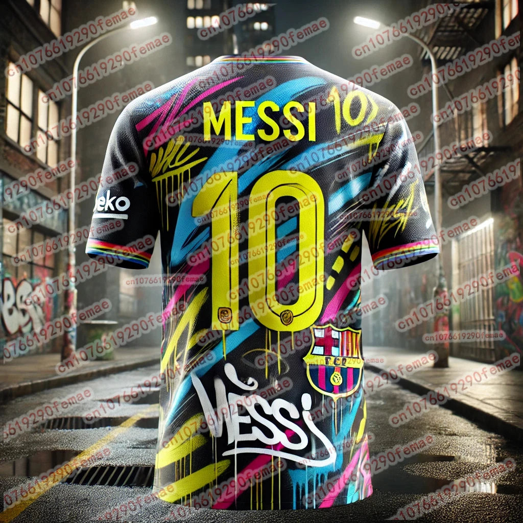 2026 MESSI Soccer Jersey for Fans Quick Dry Sports T-Shirt for Outdoor Running and Football Training