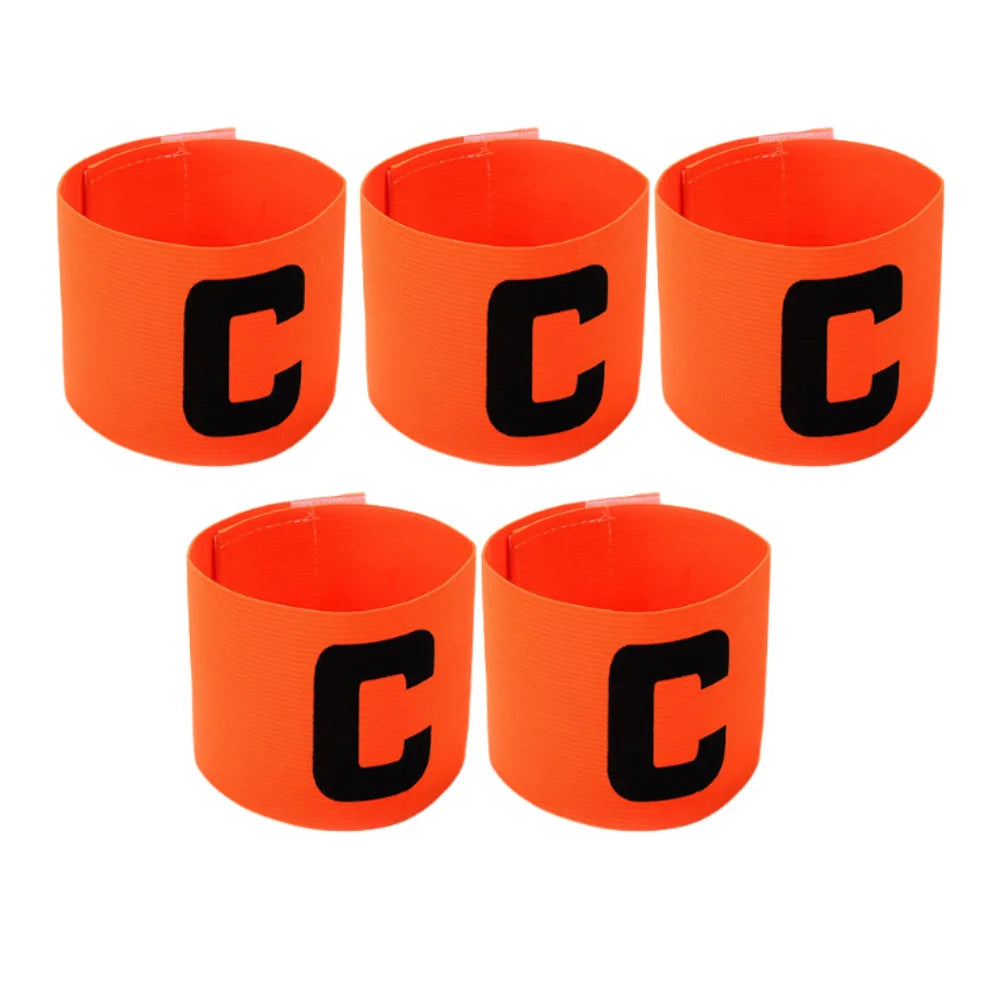 1-10PCS Kid Adults Football Captain Armband Football Training Equipment Soccer Arm Band Team Grouping Armband C Armband