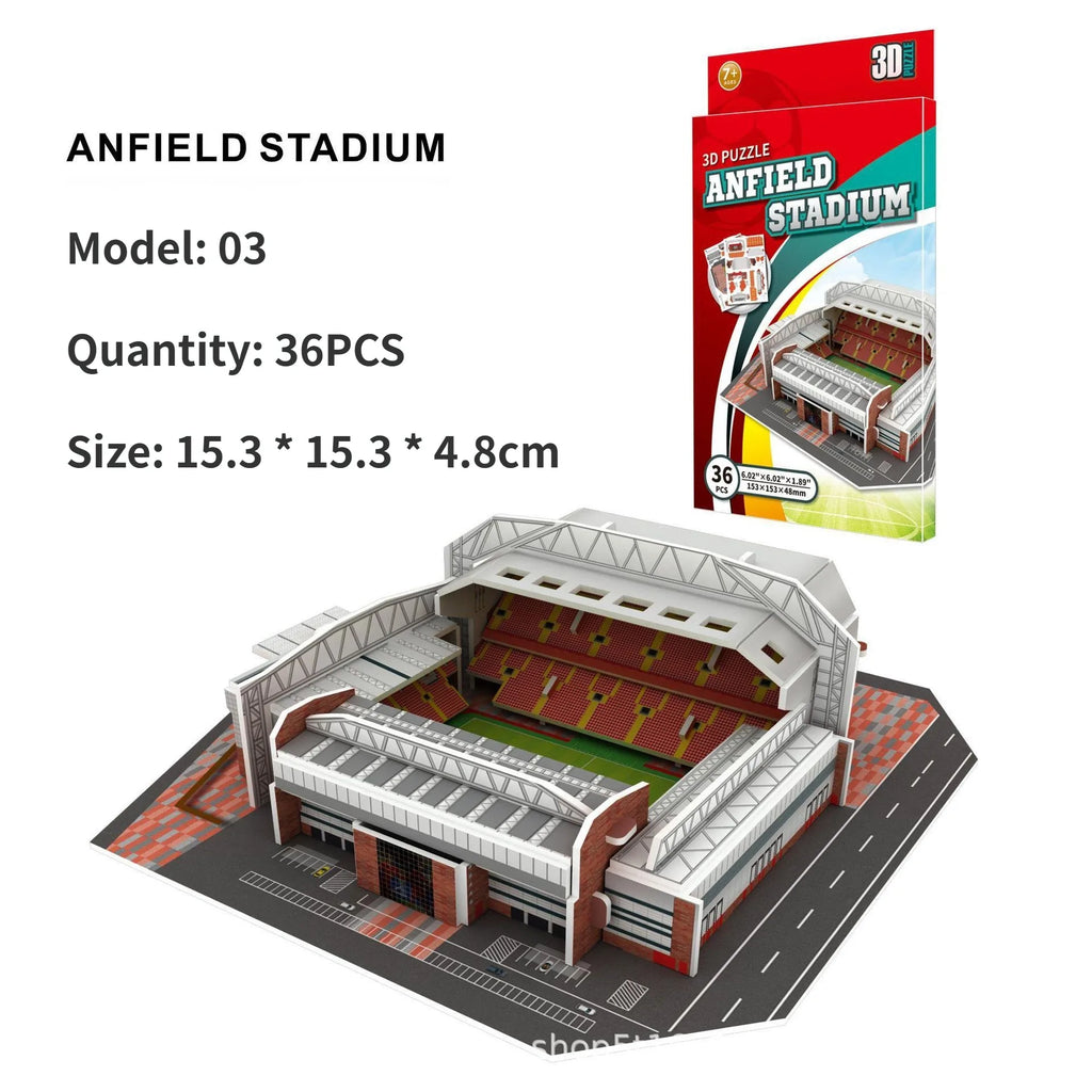 3D paper stadium puzzle model for passionate  football fans to fight with your home team