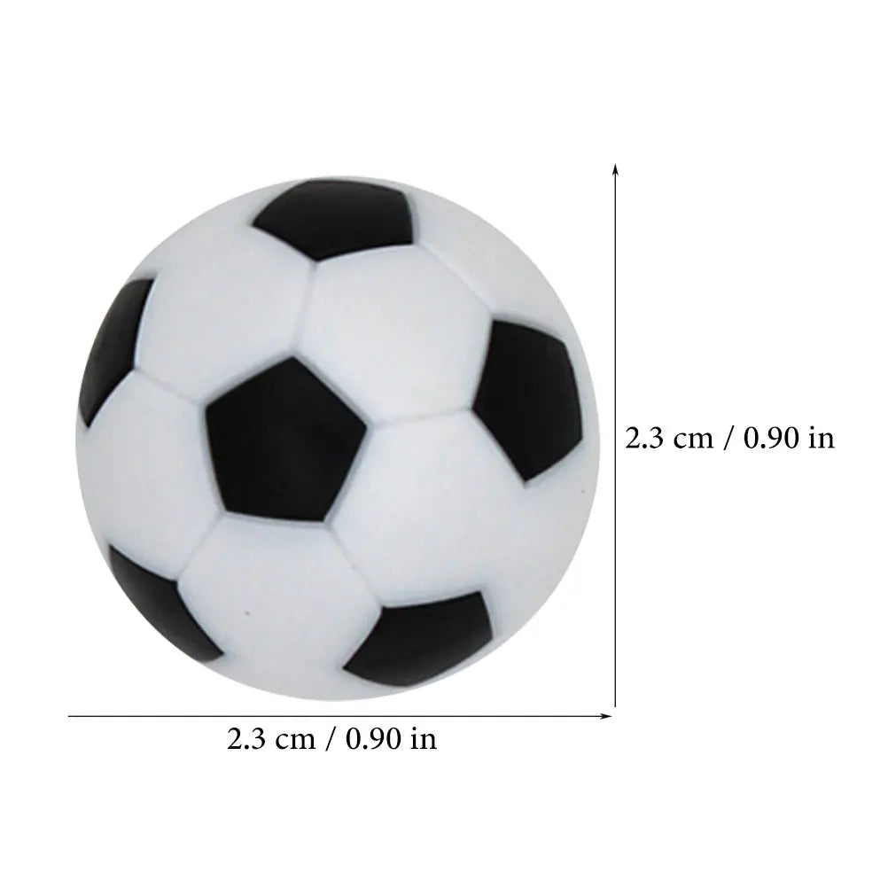 6pcs Mini Foosball Table Foosball Soccer Replacement Footballs 23mm Childrens Replaceable Soccer for Interactive Board
