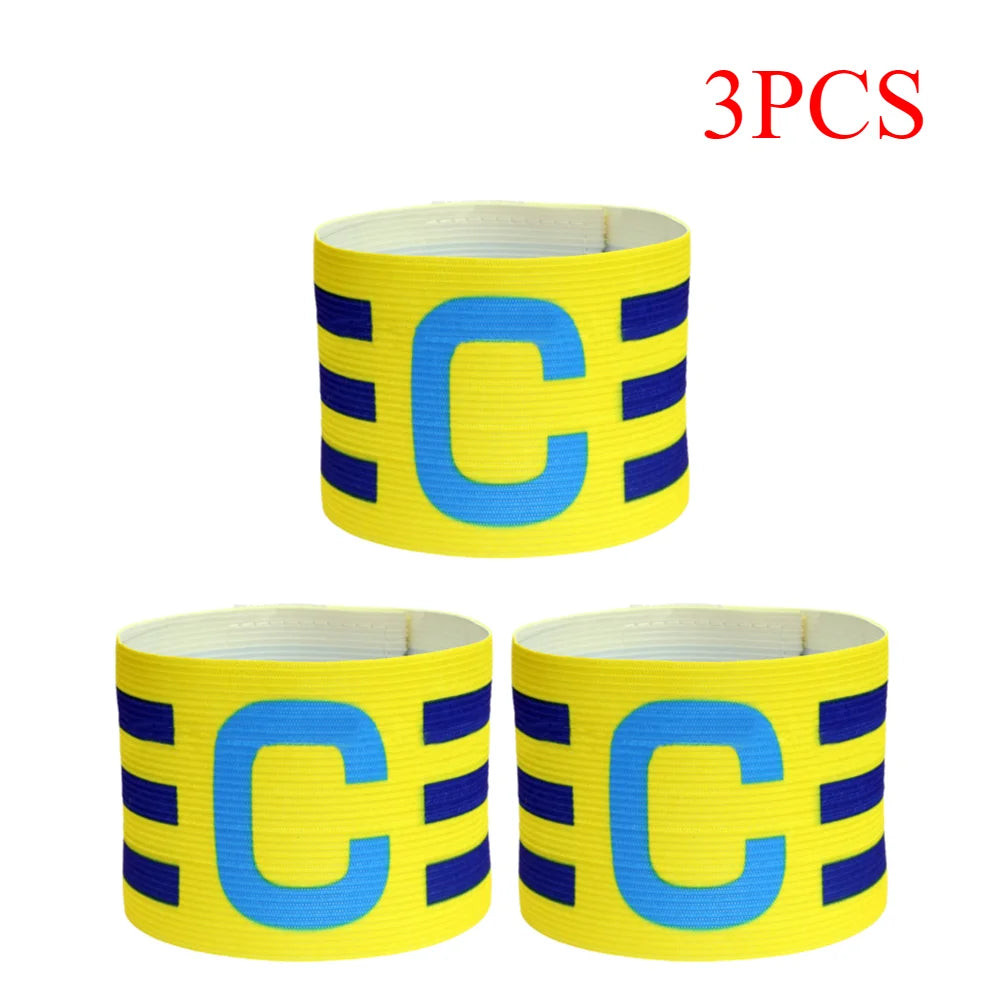 Kid Adults Football Captain Armband Adjustable Soccer Arm Band Team Competition Gifts Professional Training Football Armband