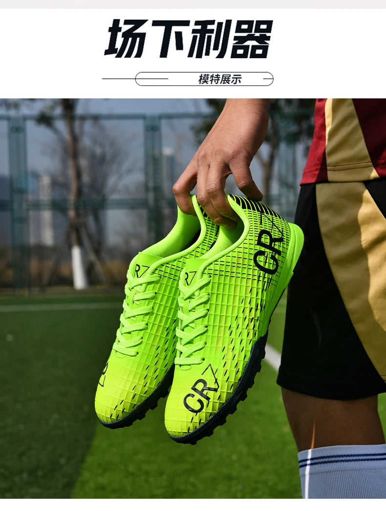 Professional Football Boots Men Soccer Shoes Adult Society Football Cleats Ultralight Training Soccer Sneaker Outdoor Sports