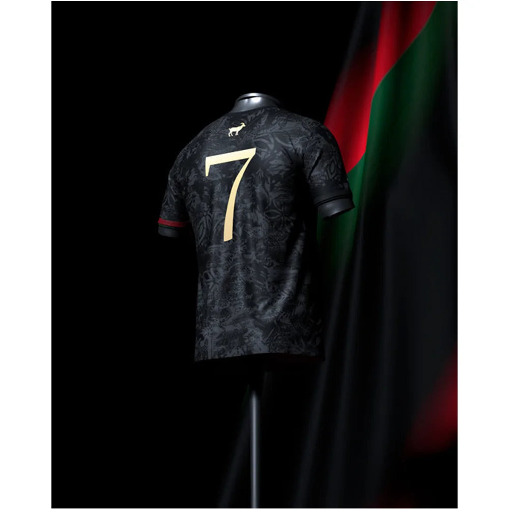CR7 Ronaldo #7 Black Special Edition Kit 2026 Brand New Siu Football T-Shirt Classic Moments 3D Printed Jersey Adult KIDS Unisex