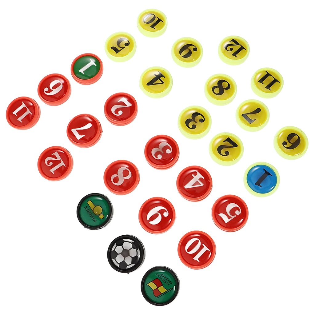27 Pcs Football Board Magnetic Small Magnets for Soccer Sports Boards Mini