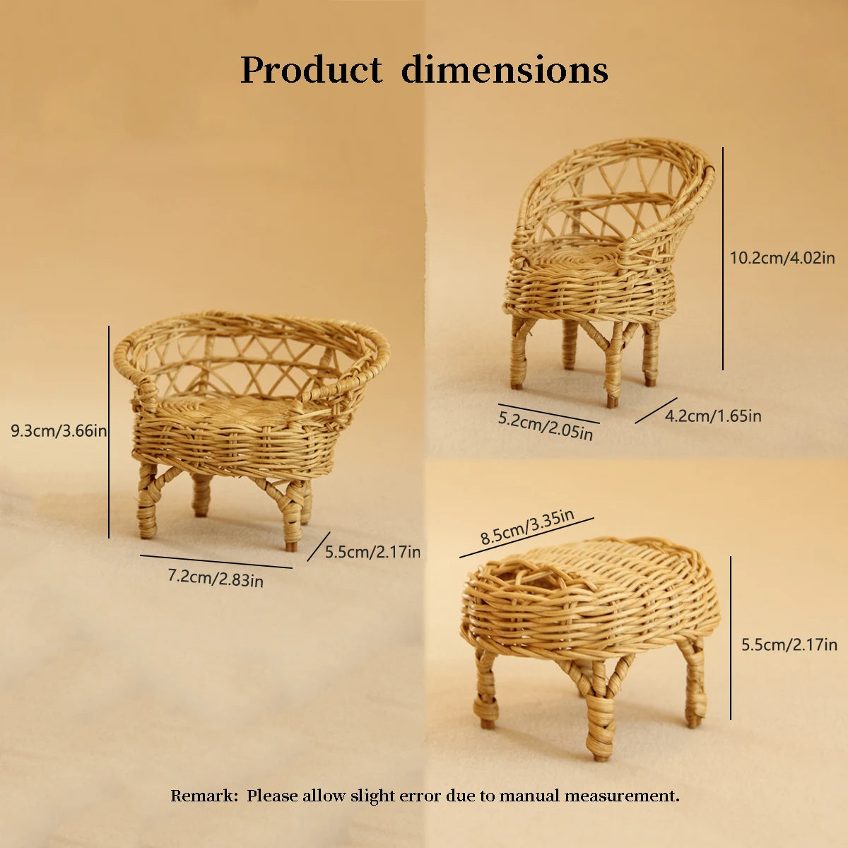Miniature Simulation Furniture 1:12 Scale for Bathroom, Kitchen, and Bedroom, Suitable for Mini House Decorations
