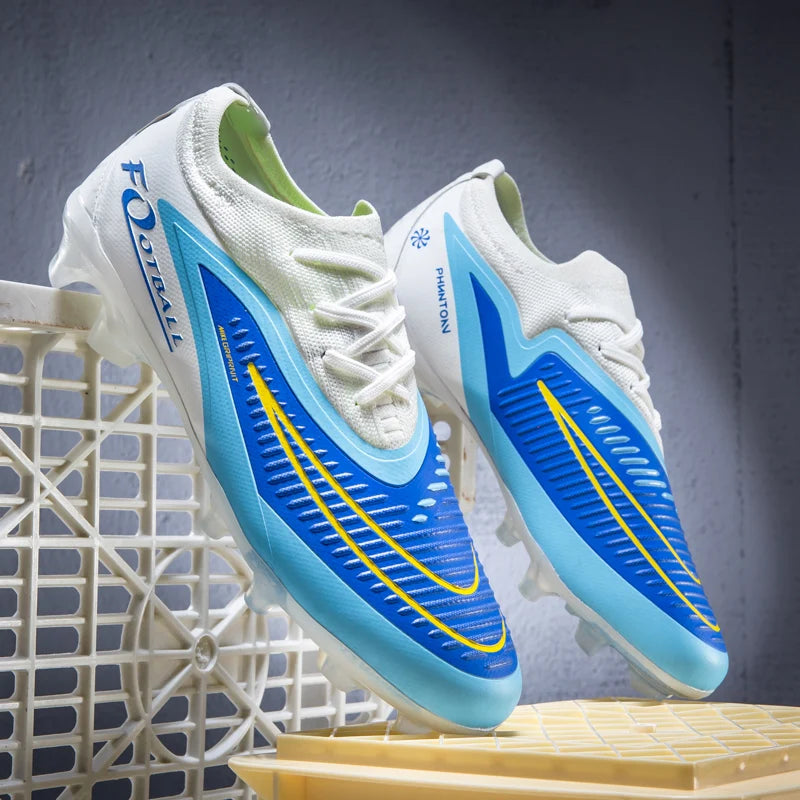 New Men Football Boots Ankle Professional Non-Slip TF/FG Soccer Shoes Boys Sneakers Match Comfortable Sports Shoes Unisex
