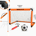Kids Soccer Goal with Ground Nails with Ball Folded Football Goal Kids Toy Football Gate for Park Games Backyard Garden Children