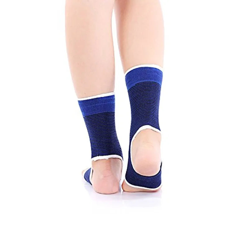1 Pair Super Soft Ankle Support Protection Gym Running Protection Foot Bandage Elastic Ankle Brace Guard Sport Fitness Support