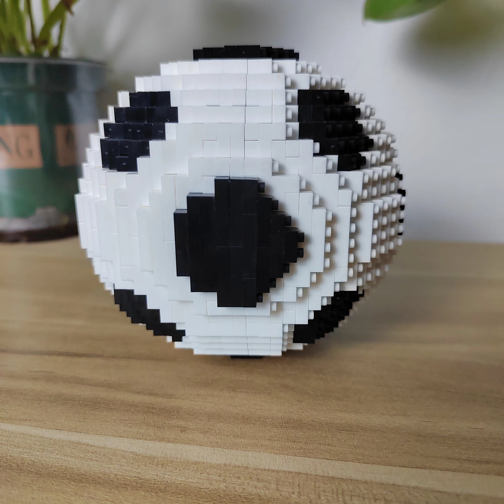 KNEW BUILT Football Model Mini Building Blocks Classical Decoration Kids Assemble Toys Soccer Funs' Gift Bricks