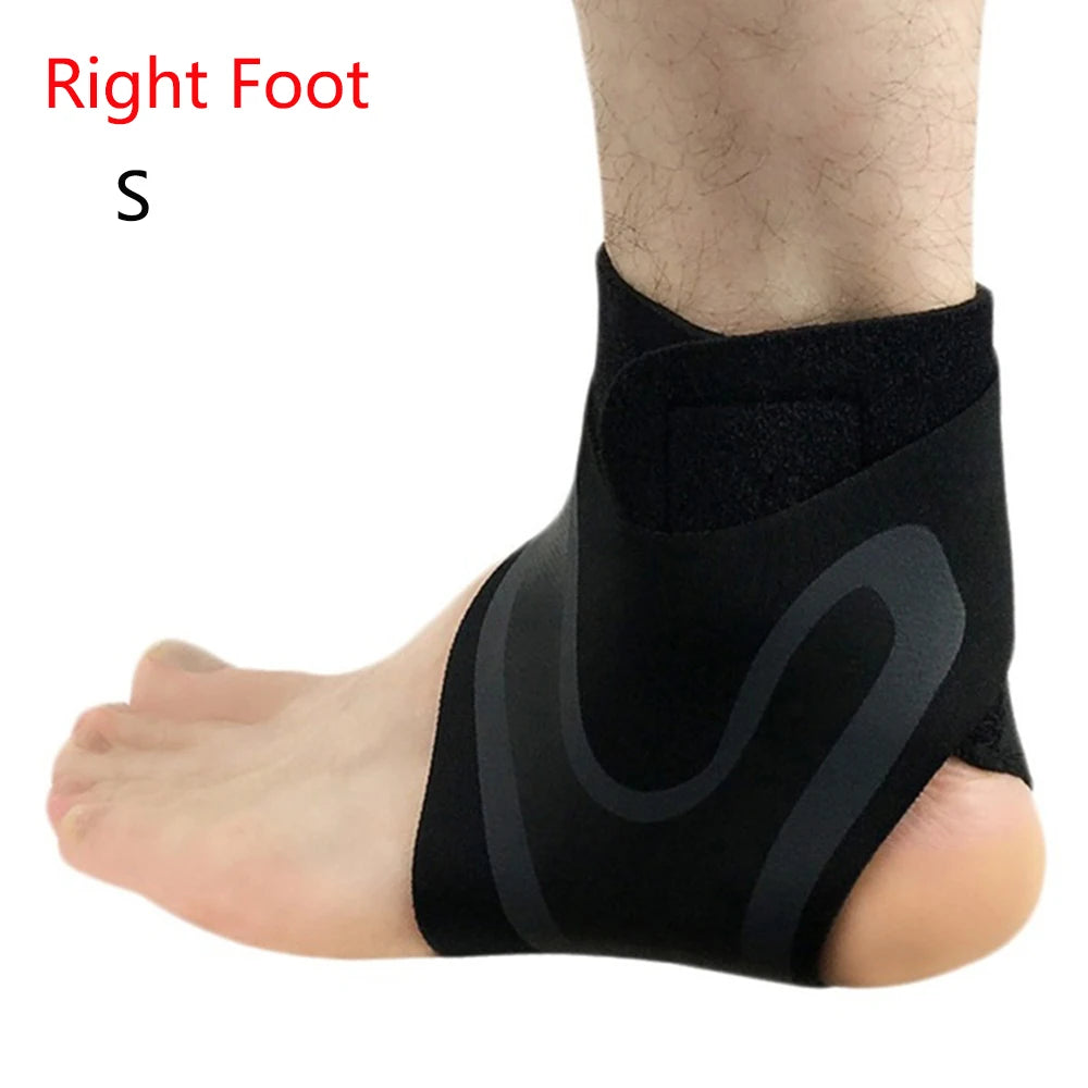 Lightweight Breathable Foot Protection Bandage Compression Ankle Wrap Adjustable Anke Support Brace Elastic Ankle Brace