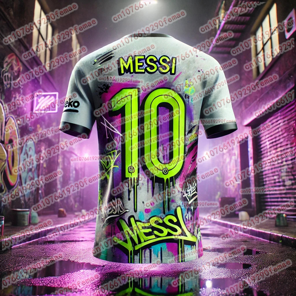2026 MESSI Soccer Jersey for Fans Quick Dry Sports T-Shirt for Outdoor Running and Football Training