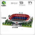 Barcelona Soccer Stadium Micro Blocks Building Sets Mini Bricks Architecture Building Block Toys for Adults Football Field Gift