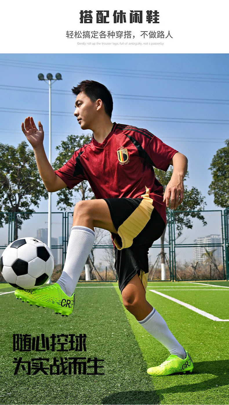 Professional Football Boots Men Soccer Shoes Adult Society Football Cleats Ultralight Training Soccer Sneaker Outdoor Sports