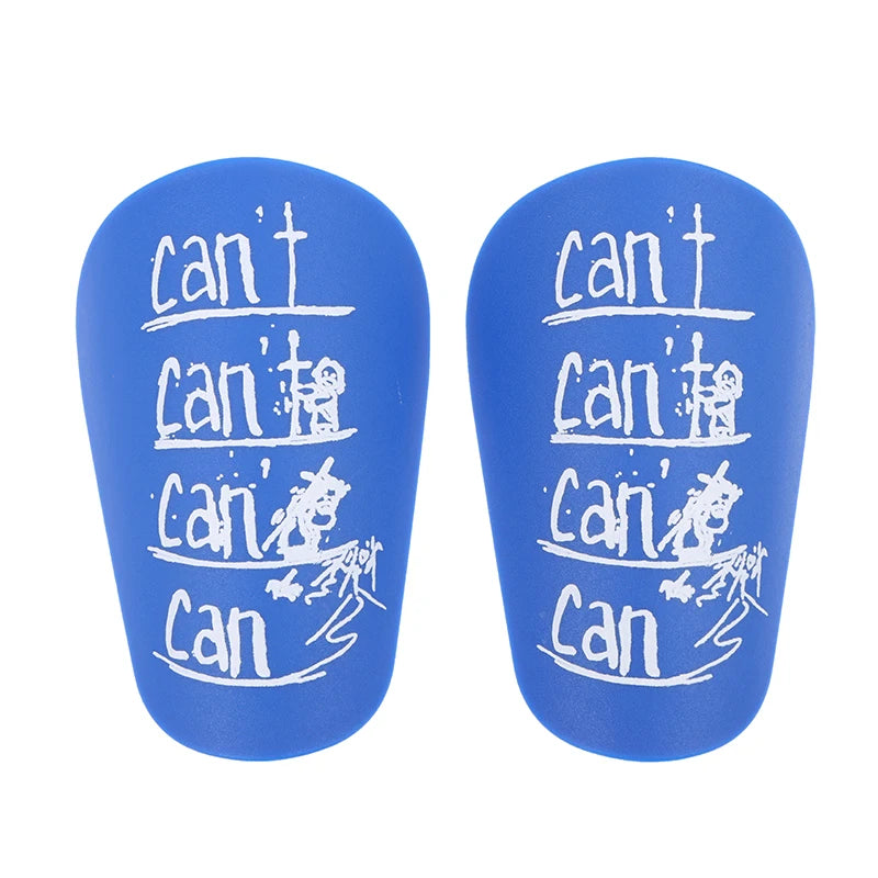 1Pair Mini Football Shin Pad Wear-resistant Shock Absorbing Leg Protector Lightweight Portable Soccer Training Shank Board