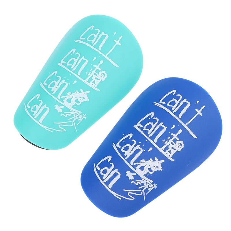 1Pair Mini Football Shin Pad Wear-resistant Shock Absorbing Leg Protector Lightweight Portable Soccer Training Shank Board