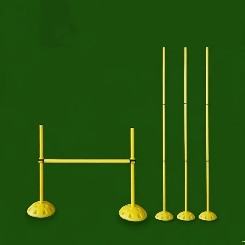 Football Training Pole Winding Marker Pole Equipment Anti Slip Foldable Portable Auxiliary Tools Practice Sports Specific