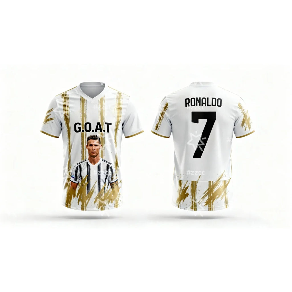 25-26 Cristiano Ronaldo Club Commemorative Football Jersey Autumn Sports Dry Quickly Men's T-Shirt Kid's Clothing Tee Y2k Woman
