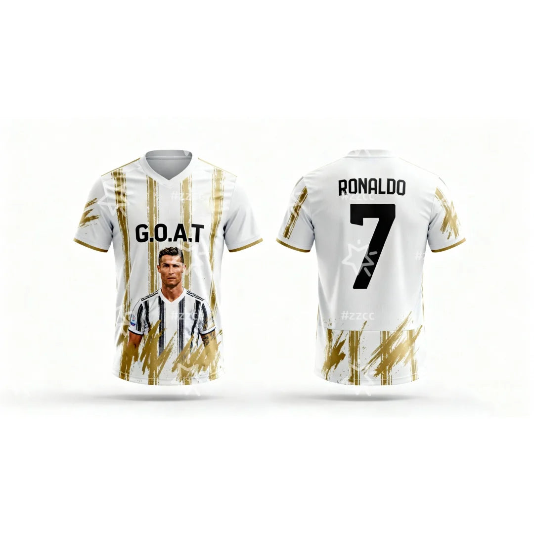 25-26 Cristiano Ronaldo Club Commemorative Football Jersey Autumn Sports Dry Quickly Men's T-Shirt Kid's Clothing Tee Y2k Woman
