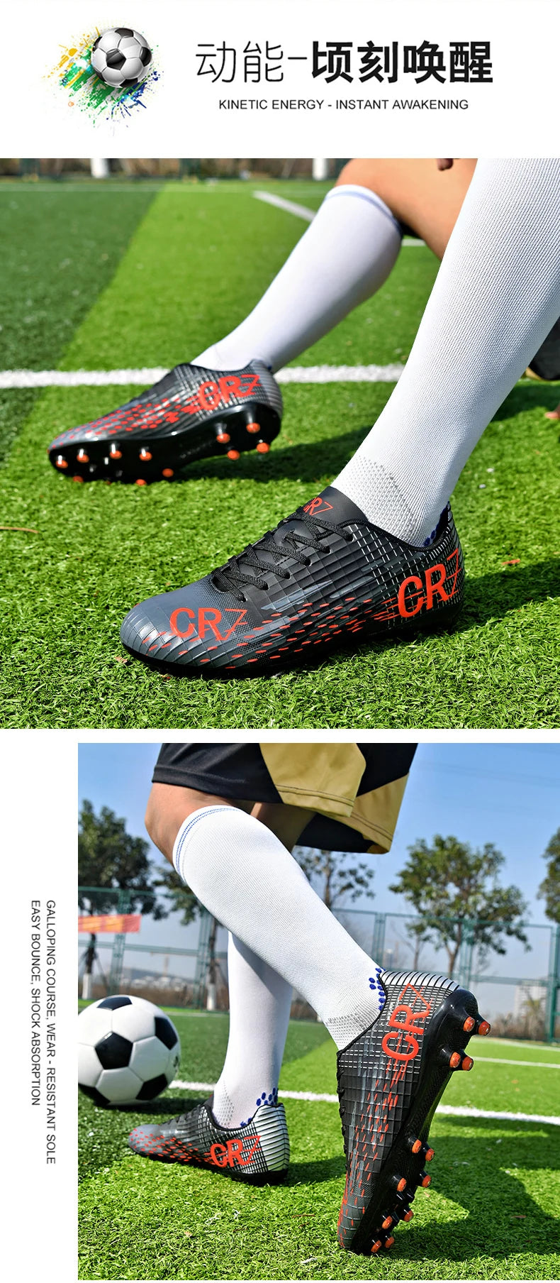 Professional Football Boots Men Soccer Shoes Adult Society Football Cleats Ultralight Training Soccer Sneaker Outdoor Sports