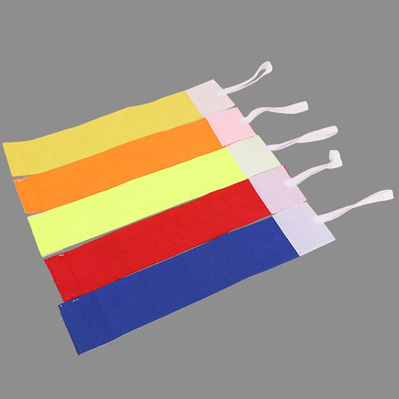Non-slip Football Captain Armband Adjustable Visibility Squad Armbands Anti-offset Colorful Sports Arm Band Outdoor Team Sports