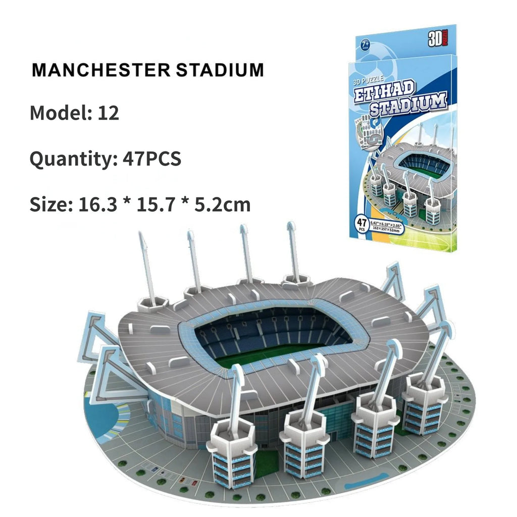 3D paper stadium puzzle model for passionate  football fans to fight with your home team