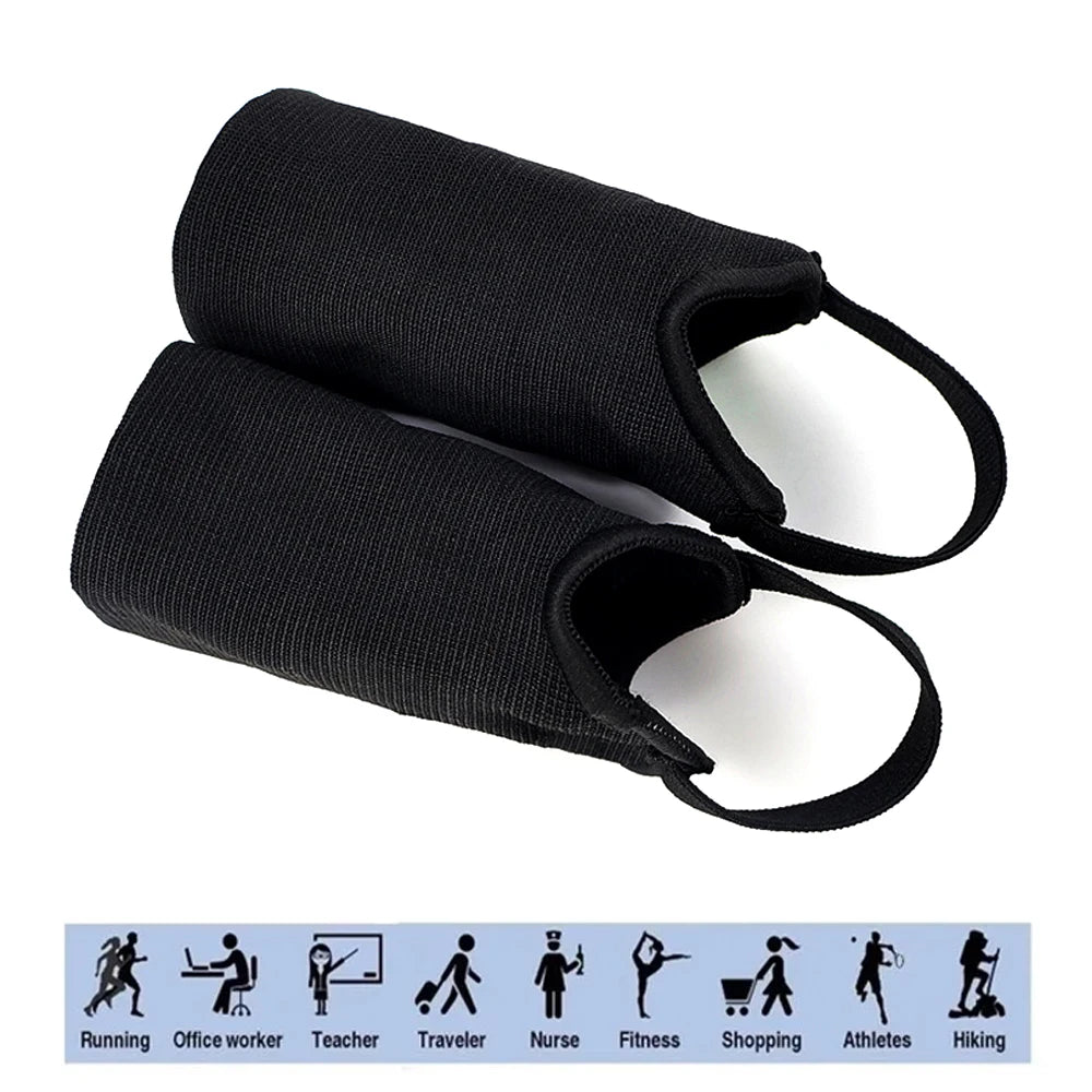 1 Pair Ankle Guard Protectors Leg Support Foot Pads for Soccer Football Volleyballs Double Side Ankle Protections Pad Men Women