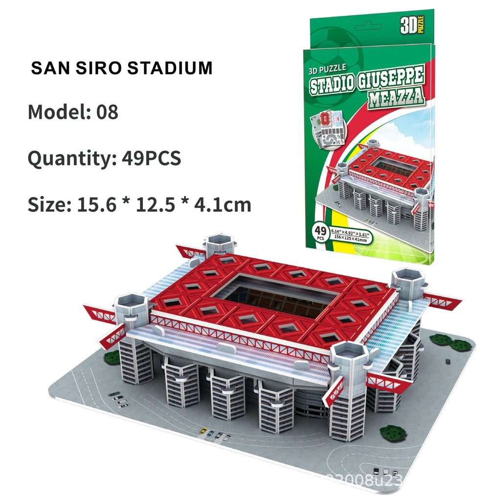 3D paper stadium puzzle model for passionate  football fans to fight with your home team
