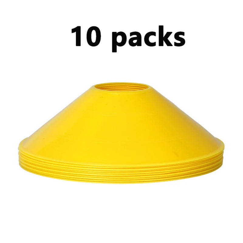 10pcs  Mini Soccer Cones Durable Soccer Training Discs  Cone Set Football Training Equipment For Kid Adults Disc Cones