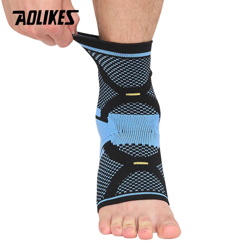 AOLIKES 1PCS Sports Ankle Support Ankle Pads Elastic Brace Guard Foot Basketball Football Badminton Anti Sprained Ankles Protect