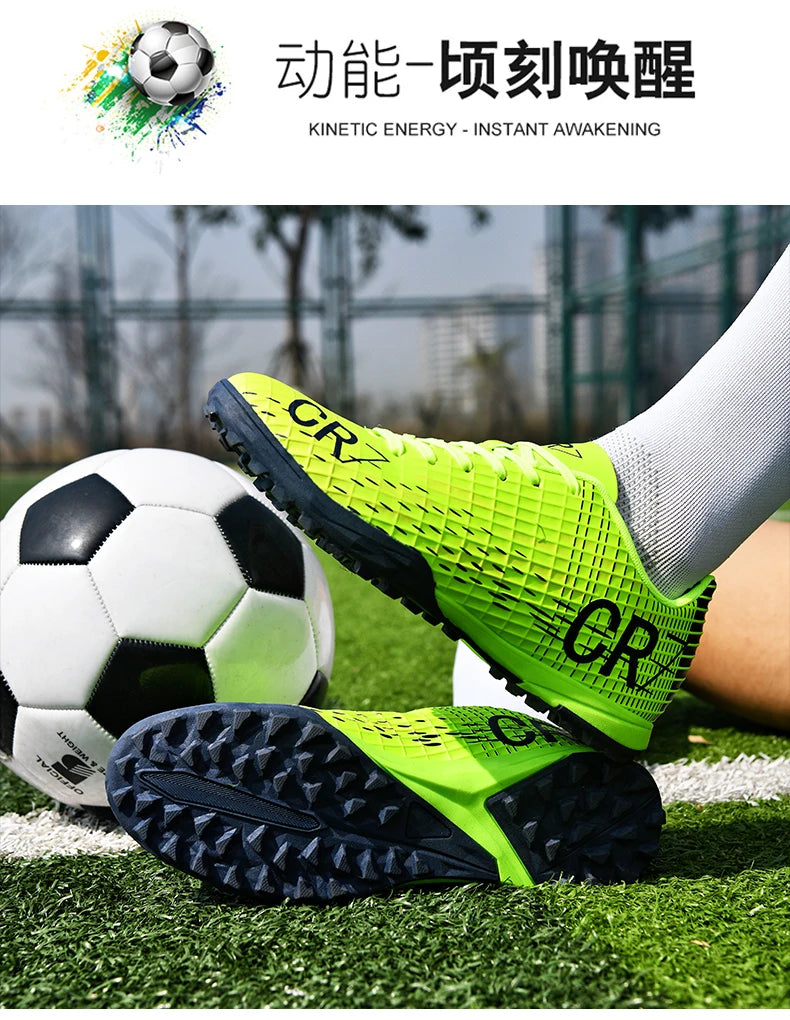 Professional Football Boots Men Soccer Shoes Adult Society Football Cleats Ultralight Training Soccer Sneaker Outdoor Sports