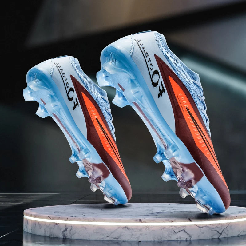 New Men Football Boots Ankle Professional Non-Slip TF/FG Soccer Shoes Boys Sneakers Match Comfortable Sports Shoes Unisex