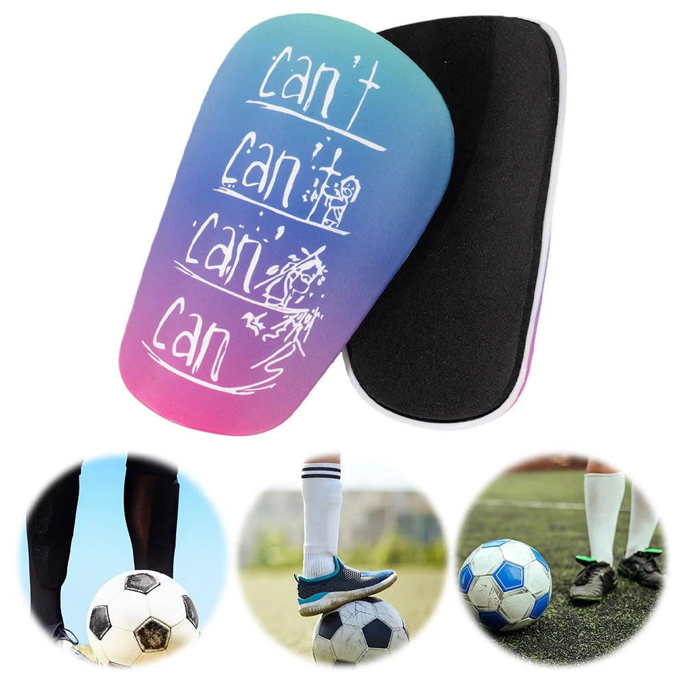 1 Pair Soccer Miniature Shin Guard EVA Mini Shin Guards Shock Absorbing Football Shin Pads Lightweight for Kids Youth and Adults