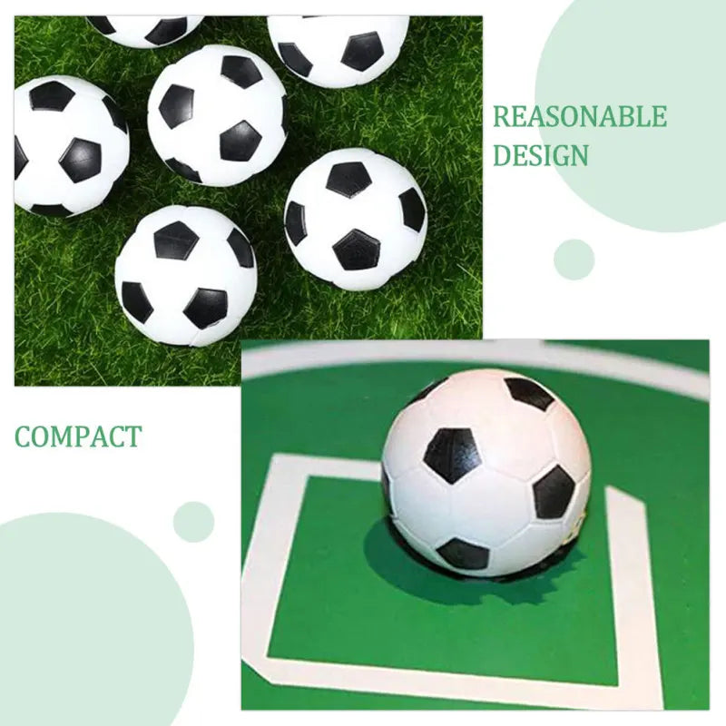 6pcs Mini Foosball Table Foosball Soccer Replacement Footballs 23mm Childrens Replaceable Soccer for Interactive Board