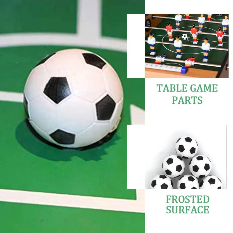6pcs Mini Foosball Table Foosball Soccer Replacement Footballs 23mm Childrens Replaceable Soccer for Interactive Board