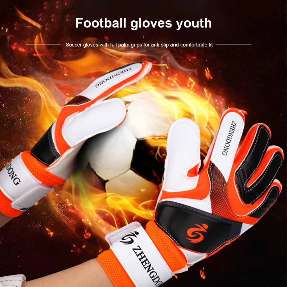Youth Padded Football Gloves Flexible Grip Palm Soccer Lineman Goalie Goalkeeper Gloves for Kids Boys Men kids football gloves