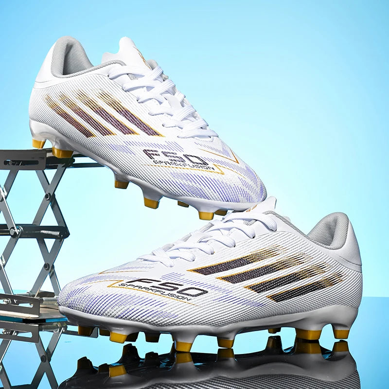 New Men Football Boots Soccer Shoes Boys Sneakers Match Ankle Non-Slip TF/FG Professional Comfortable Sports Shoes Unisex
