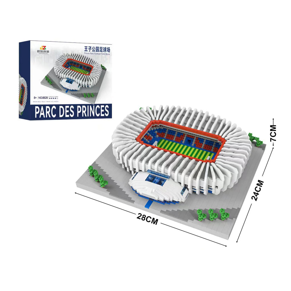 Football Stadium DIY Building Blocks Set Soccer Mini Bricks Model Architectural Building for Adults Football Field Theme Gift