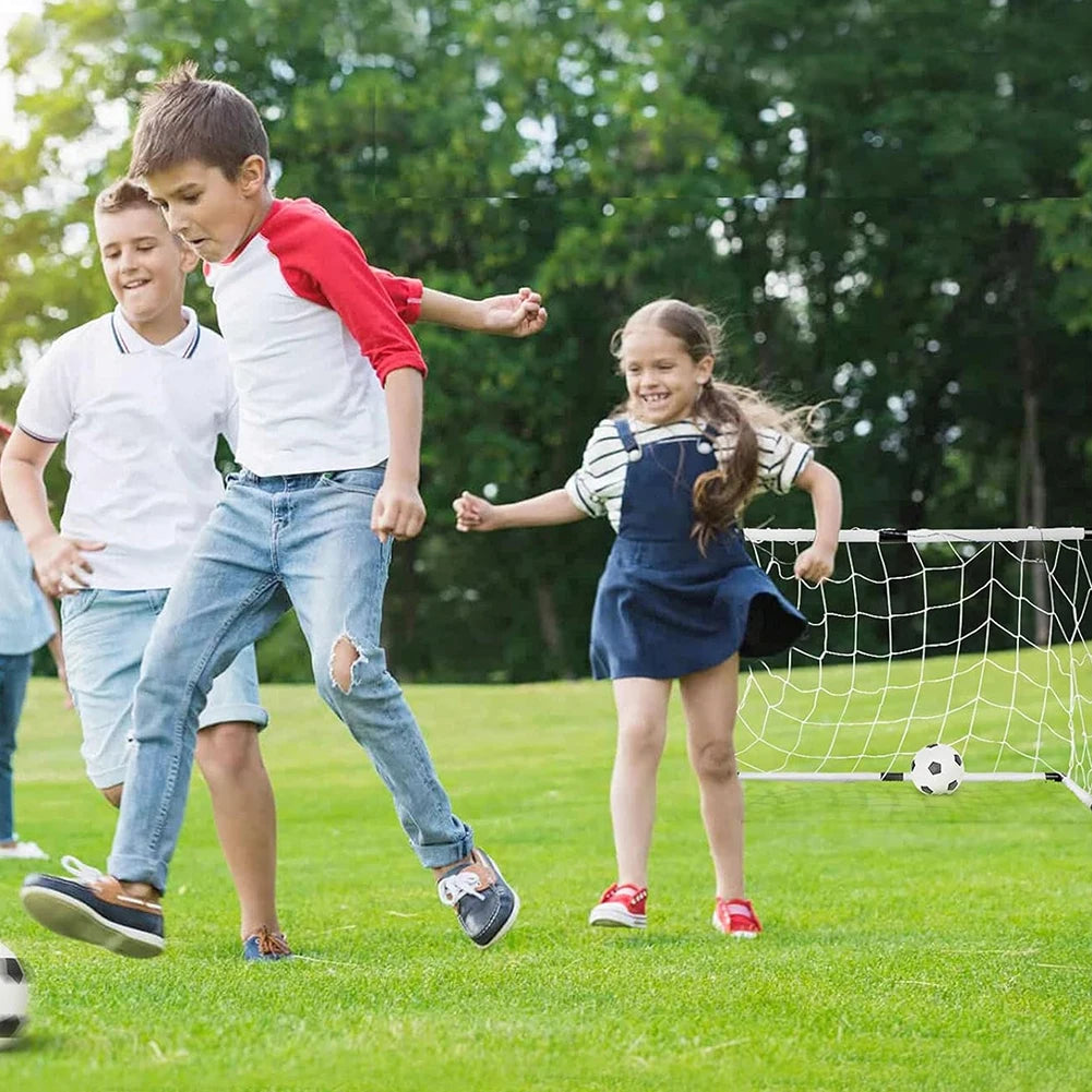 Mini Football Goal with Pump & Ball Football Goal Sports Toy Indoor Outdoor Kids Soccer Goal Football Sport Accessories
