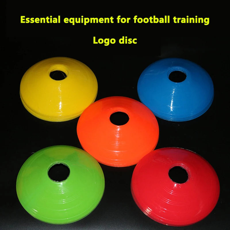 10pcs  Mini Soccer Cones Durable Soccer Training Discs  Cone Set Football Training Equipment For Kid Adults Disc Cones