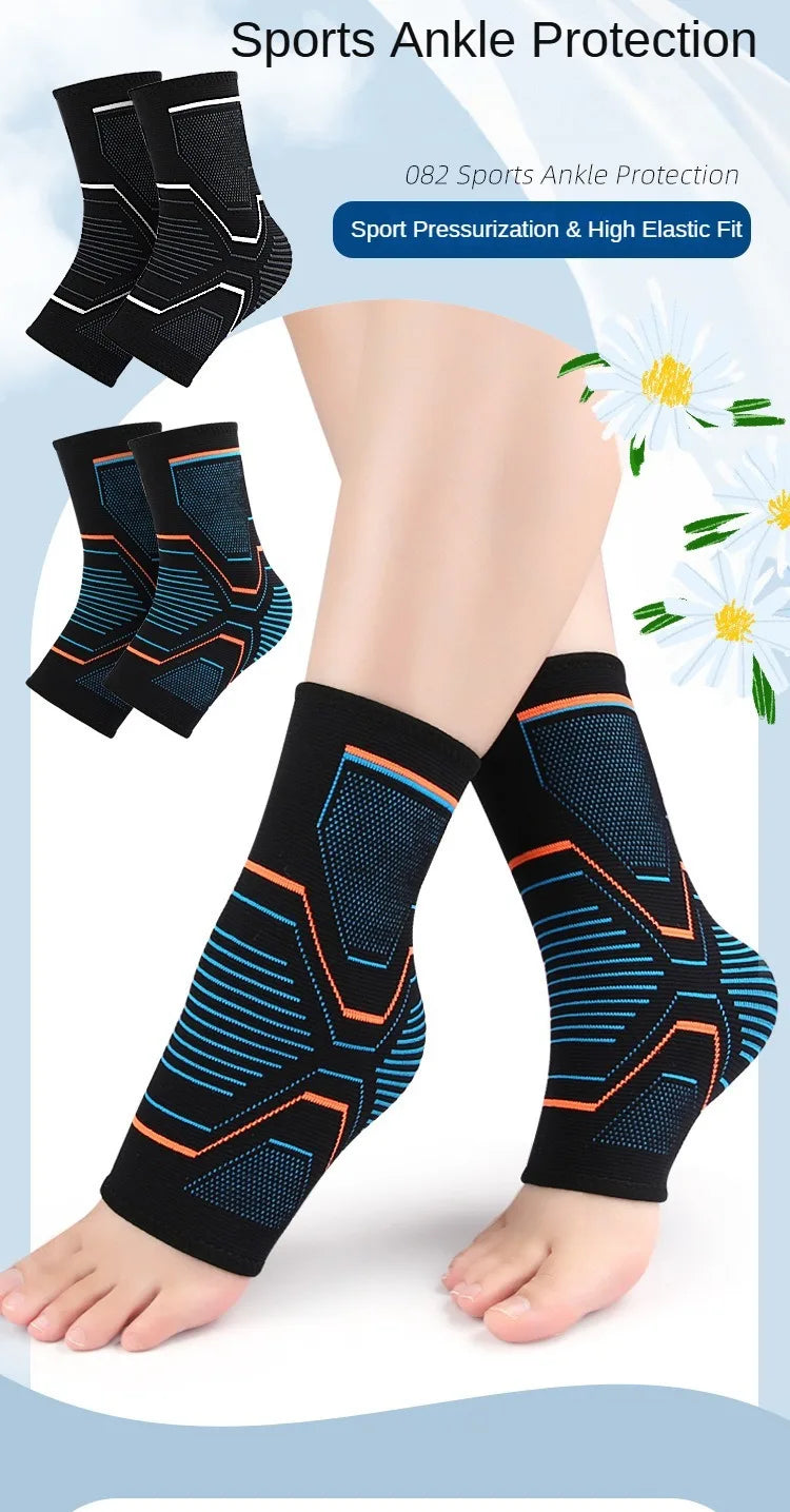 Arthritis Foot Sleeve Ankle Brace for Sprained Ankle Compression Sleeve - Plantar Fasciitis Relief Brace,Stabilizing Ankle Wrap