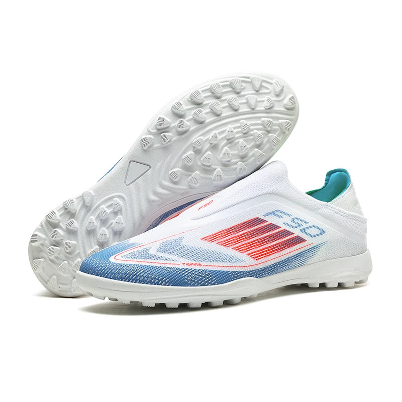 New Men Football Boots Training Soccer Shoes Match Adult Cleats Outdoor Sport Boys Breathable Non Slip Long Spikes Comfortable