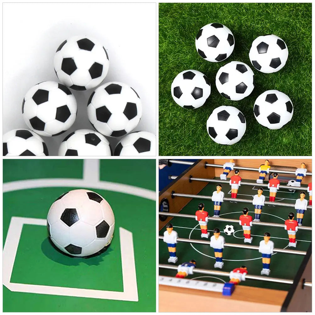 6pcs Mini Foosball Table Foosball Soccer Replacement Footballs 23mm Childrens Replaceable Soccer for Interactive Board