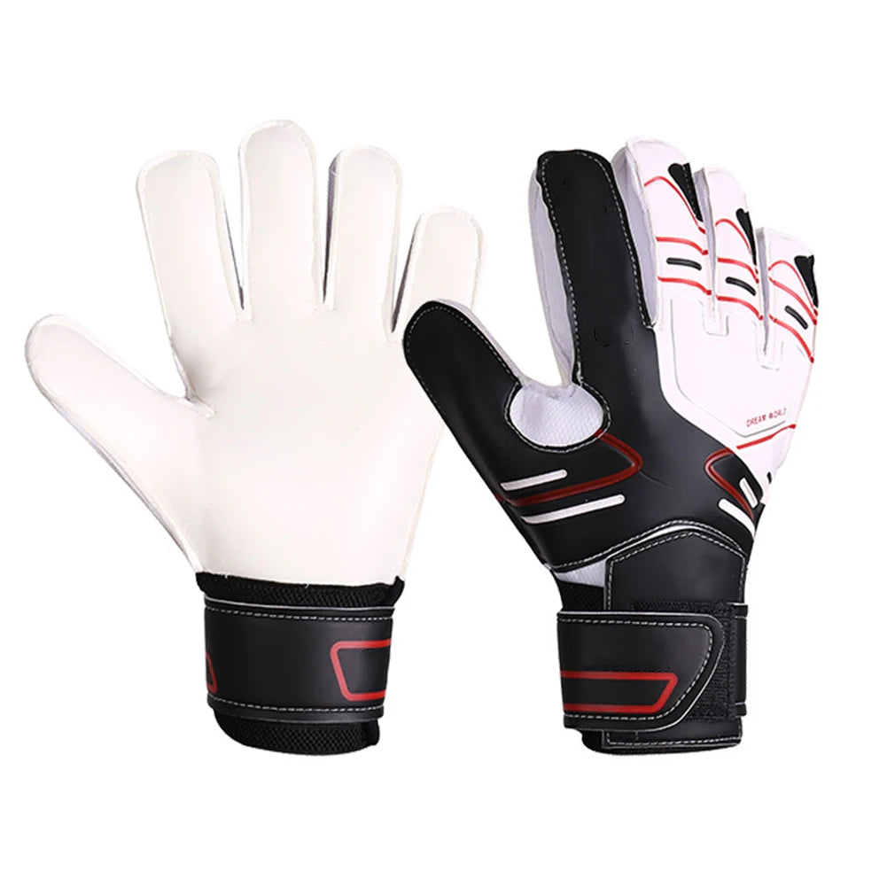 Professional Goalkeeper Gloves Men Women Adults Kid Football Soccer Goalie Gloves Non-slip Thicken Latex Glove Finger Save Guard
