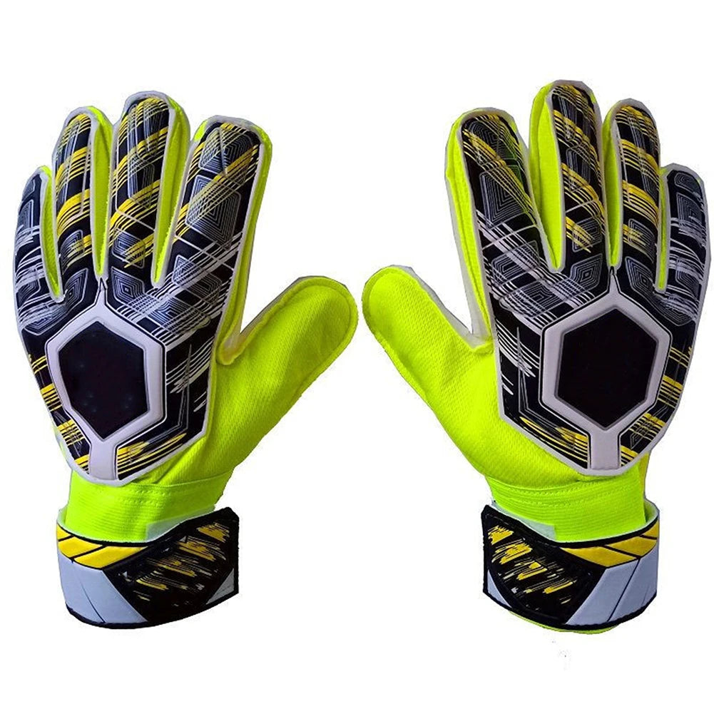 Professional Goalkeeper Gloves Men Women Adults Kid Football Soccer Goalie Gloves Non-slip Thicken Latex Glove Finger Save Guard