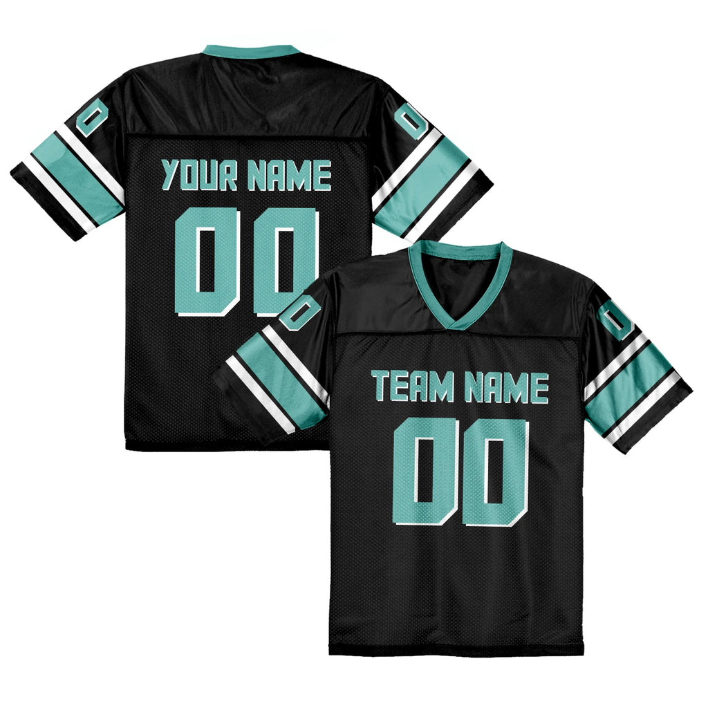 Custom American Football Shirt Pink Personalized Printed Football Jersey with Team Name Number Fans Gift for Men Women Youth